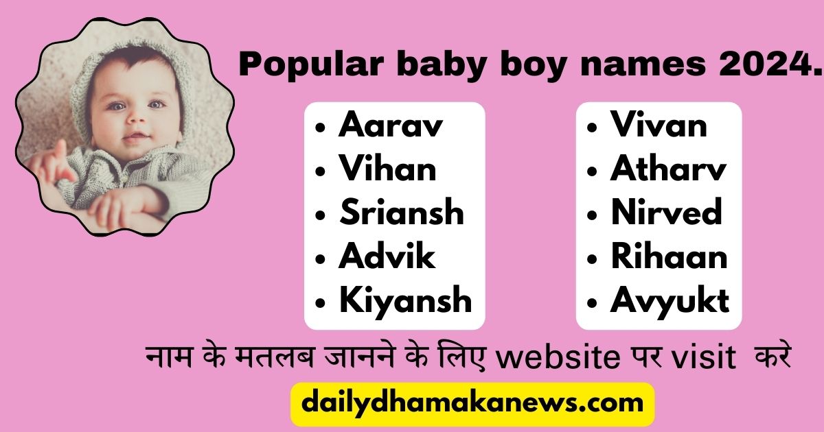 popular baby boy name 2024